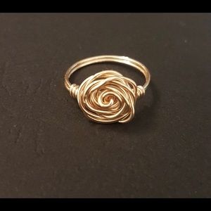 Wire Rose ring